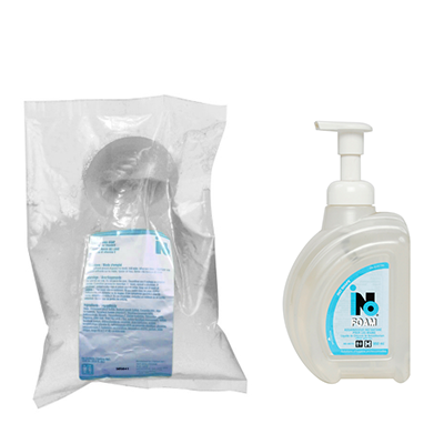 Foaming instant waterless hand sanitizer with aloe and vitamin E–SaniDépôt