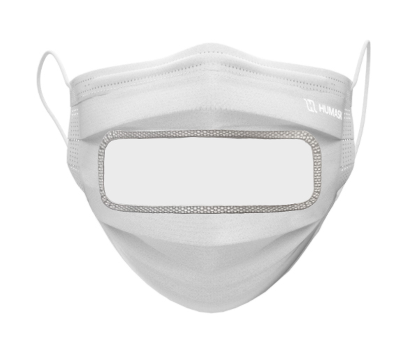 Humask Pro Vision surgical masks with clear window–SaniDépôt
