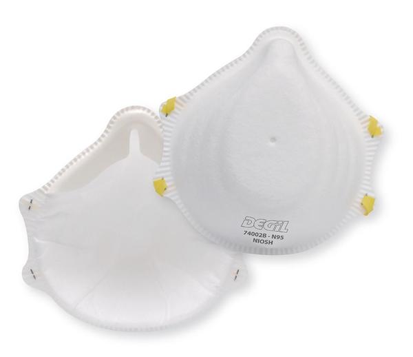 Degil disposable N95 respirators (NIOSH) 20 per box–SaniDépôt